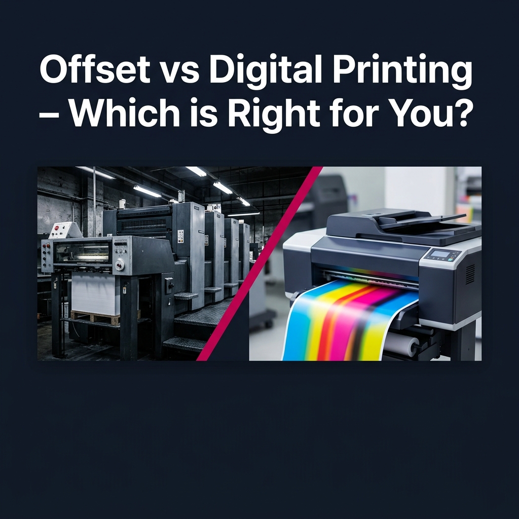 Ofset mi, Dijital mi? Doğru Baskı Yöntemini Seçin