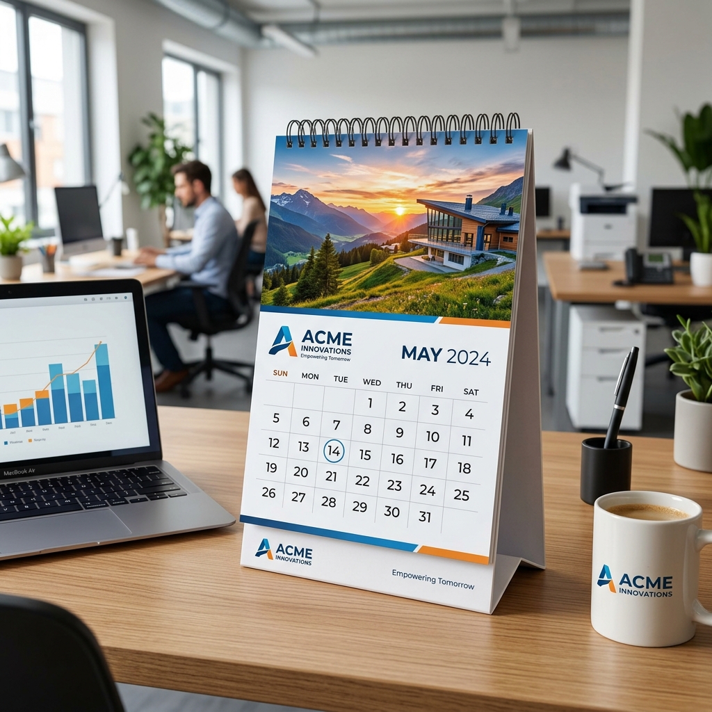 Takviminiz Yıl Boyunca Masada — Markanız Her Gün Gözününde